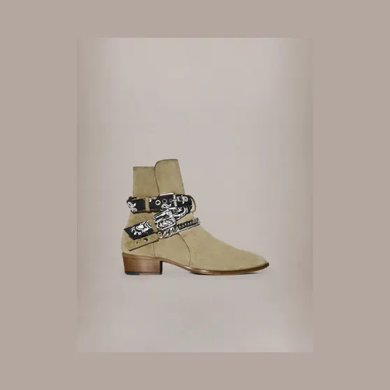 Amiri Bandana Buckle Boot “Cognac” (XMFB011-269)