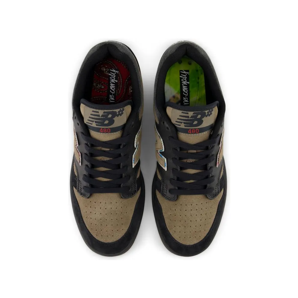 New Balance Numeric 480 Black / Arid Stone (UN480SMK)
