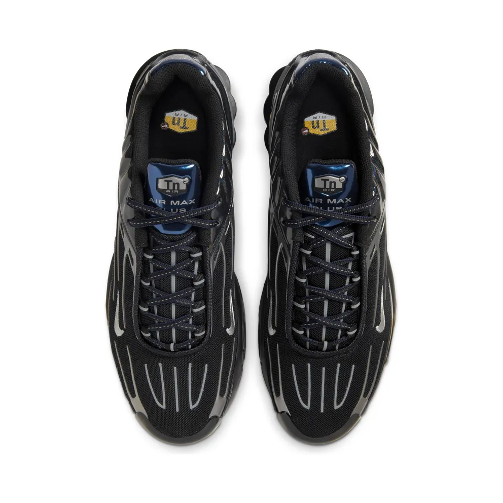 Nike Air Max Plus 3 “Black / Deep Royal Blue / Metallic Cool Grey” (CW2647-001)