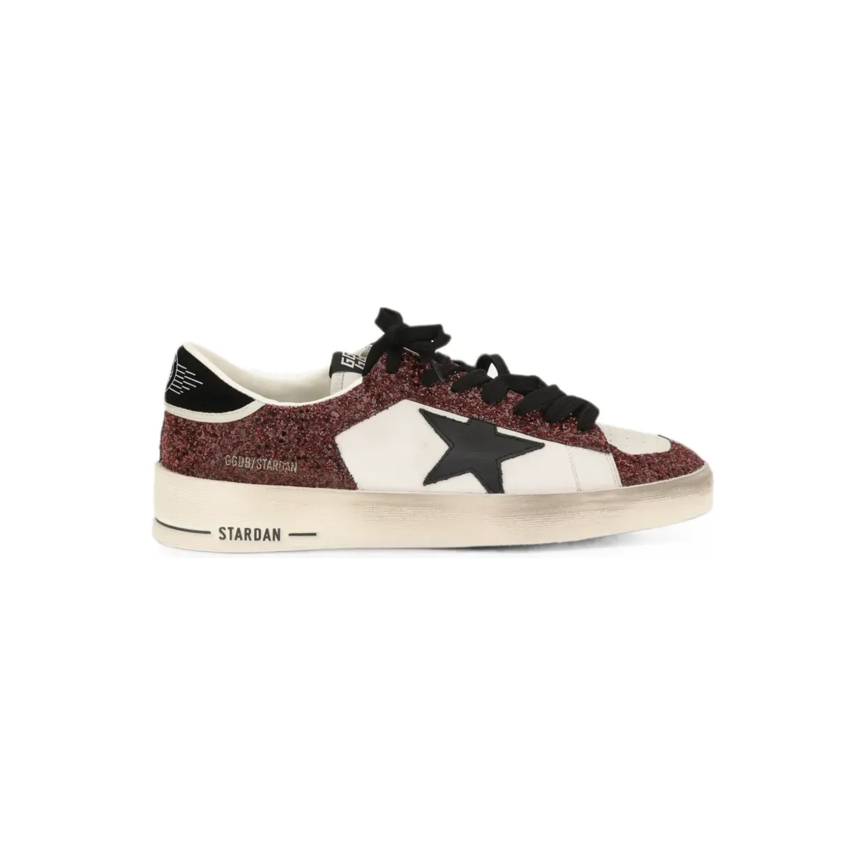 Golden Goose Stardan verfraaid met glitters “White” (GWF00333F008766)