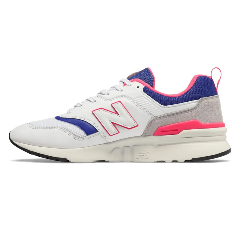 New Balance 997H White White/Pink-Blue (CM997HAJ)