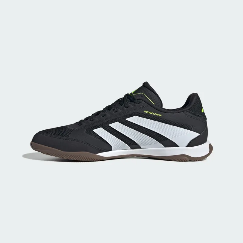 adidas Predator League Indoor Core Black Cloud White Lucid Lemon (JI1143)