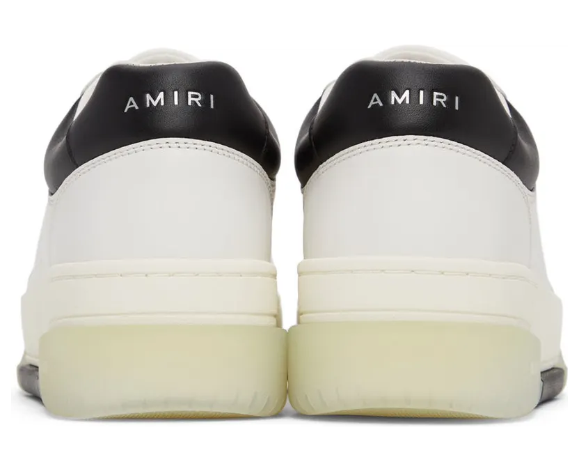 AMIRI White & Black Stadium Low Sneakers (PS22MFS007-111) (4)