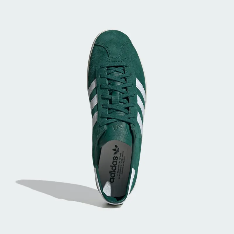 Adidas Gazelle Decon “Collegiate Green Cloud White Gold Metallic” (IE9168)