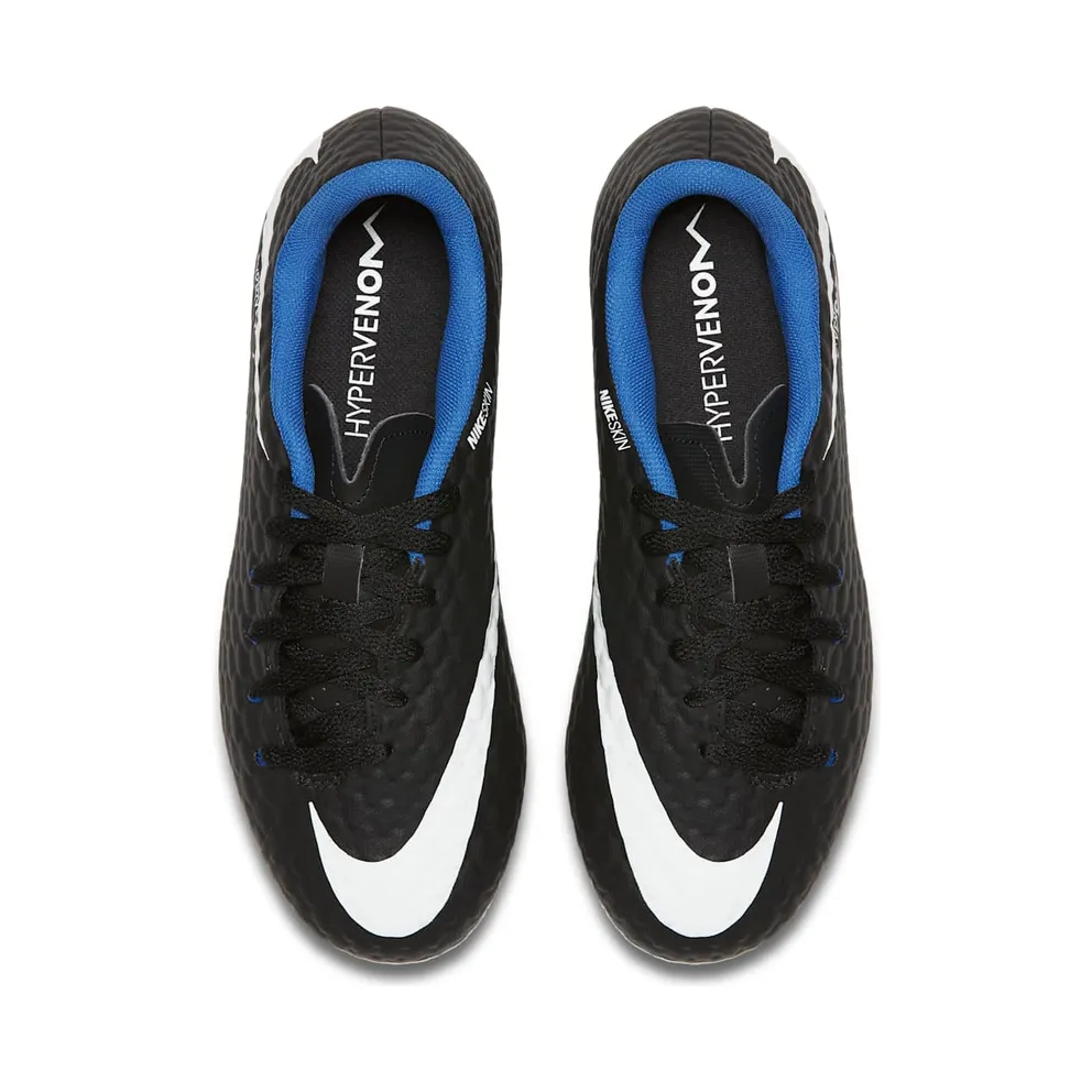 Nike Hypervenom Phelon 3 FG GS “Black White Royal” (852595-002)