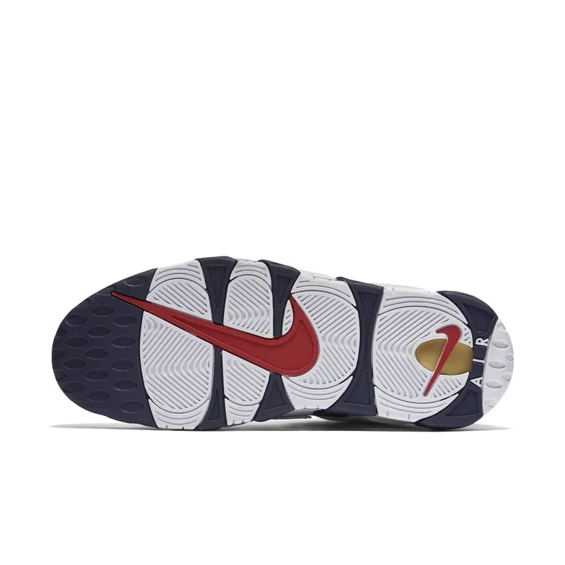 Nike Air More Uptempo Olympic (2020) White/Metallic Gold-University Red-Midnight Navy (414962-104)