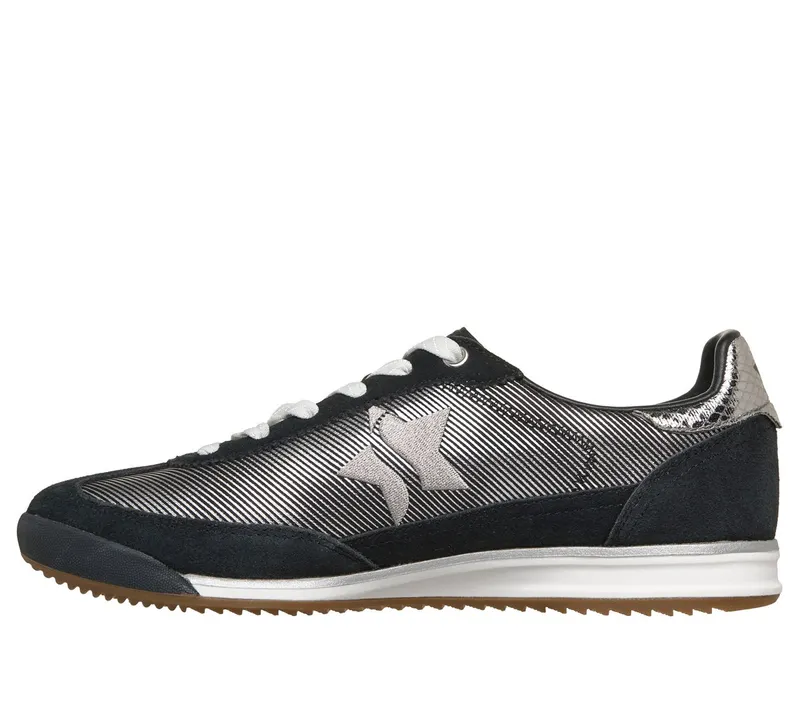 Skechers SKX 92 – Perfectly Shimmered Sneaker Black/Silver