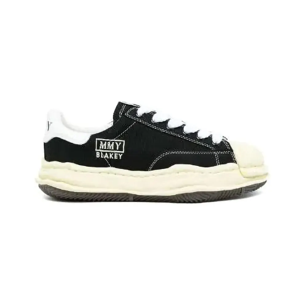 Maison Mihara Yasuhiro Blakey OG Sole Vintage Canvas Low Black (A09FW732-BLK)