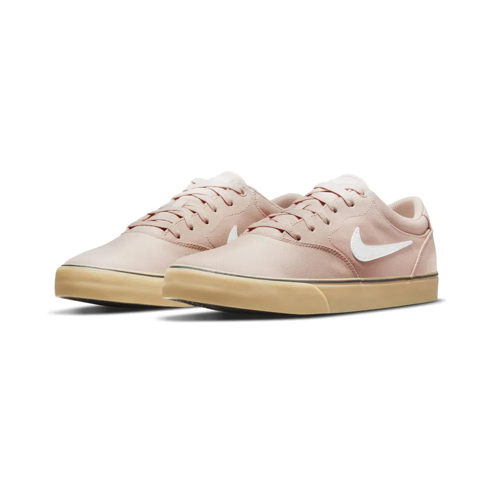 Nike SB Chron 2 Canvas “Pink Oxford / Gum Light Brown / White” (DM3494-600)