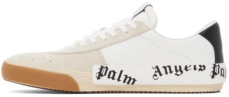 Palm Angels Black & White Vulcanized (PMIA065F21LEA0010110)