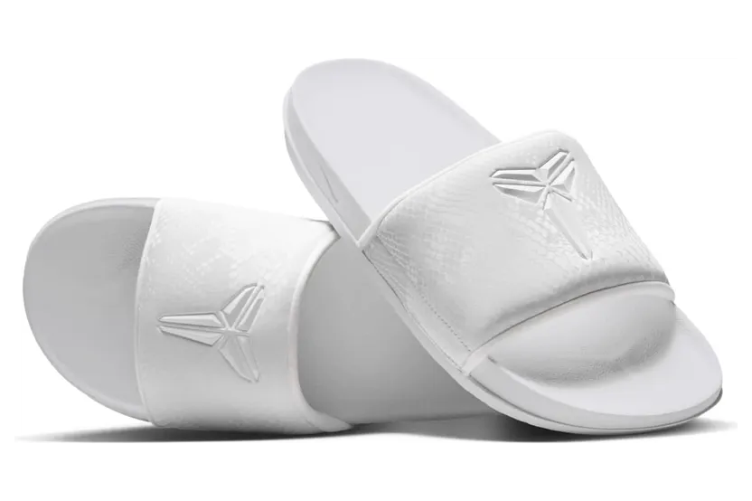 Nike Kobe Offcourt Slide “Triple White” (IF2870-100)