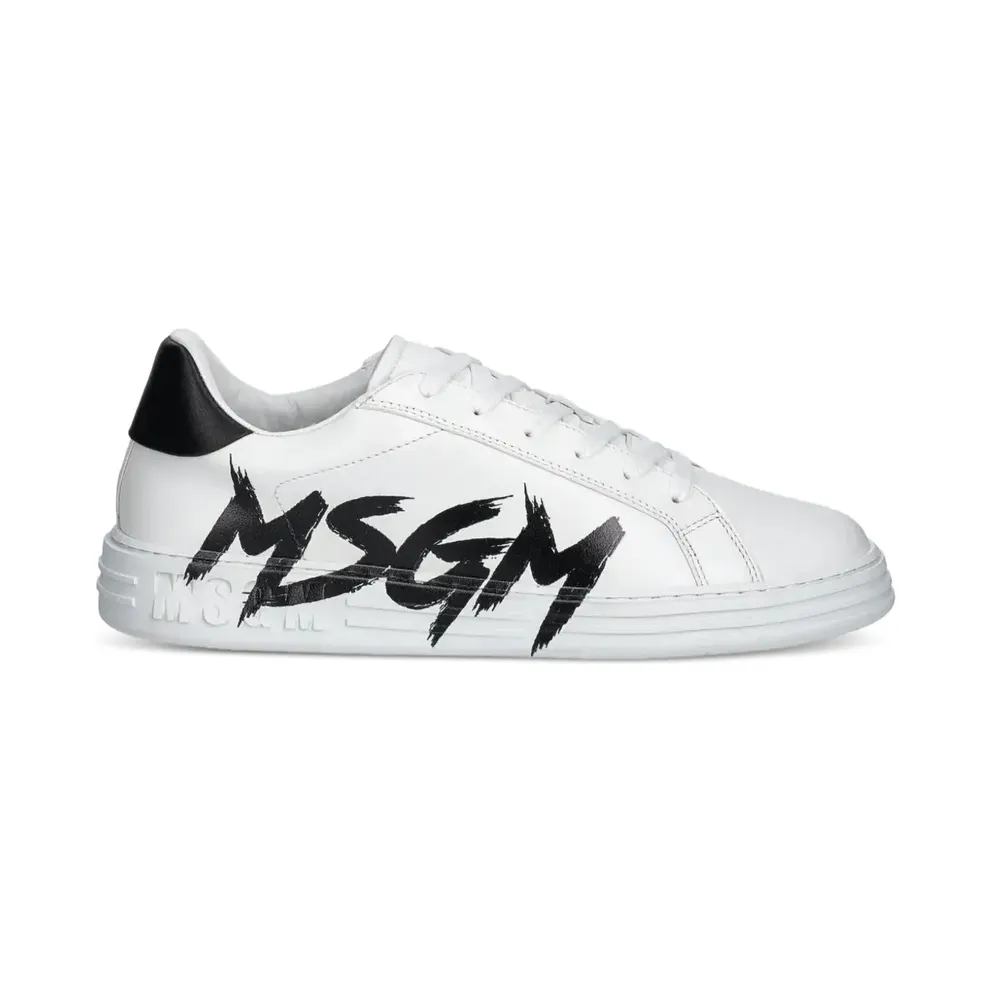 MSGM mit Logo-Print – White (3740MS506924)
