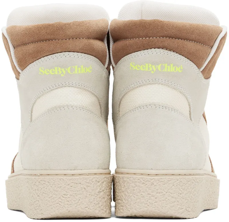 See by Chloé Beige & Tan Hella Sneakers (SB39121A 16172)