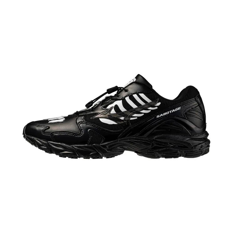 Mizuno Wave Rider 10 Sabotage “Black / Harbor Mist” (590145-90HM)