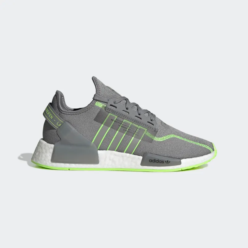 Adidas NMD_R1 V2 Grey Three / Signal Green / Cloud White (GY6163)