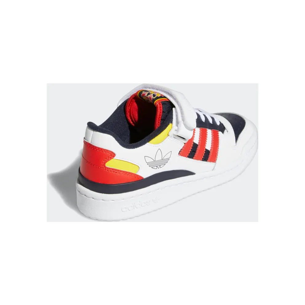 adidas Forum Low Cloud White / Legend Ink / Red (H04423)