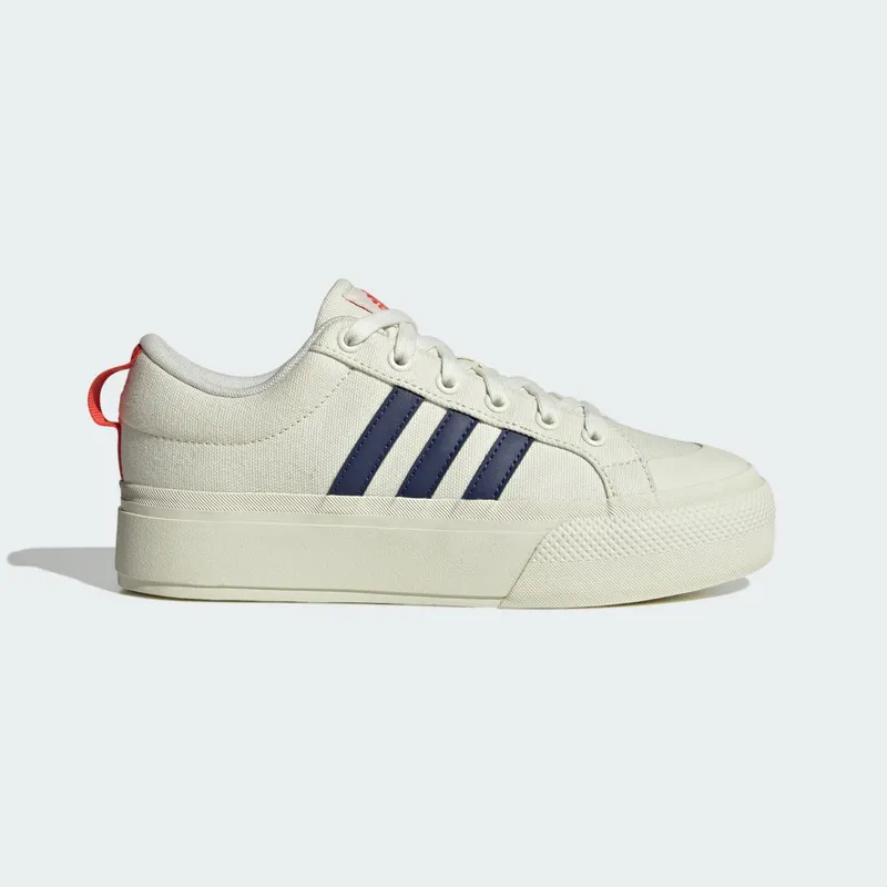 adidas Bravada 2.0 Platform Ivory Dark Blue Bright Red (IF1618)