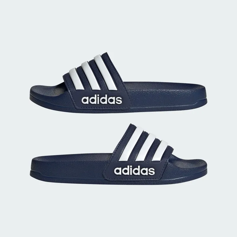 Adidas ADILETTE SHOWER Slides Dark Blue / Cloud White / Dark Blue (IF5978)
