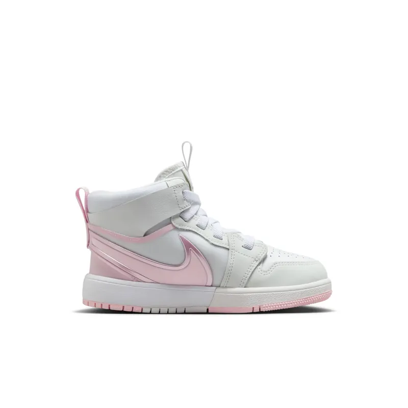 Jordan 1 Mid RM EasyOn White Fire Red Pink Foam (FQ1282-101)