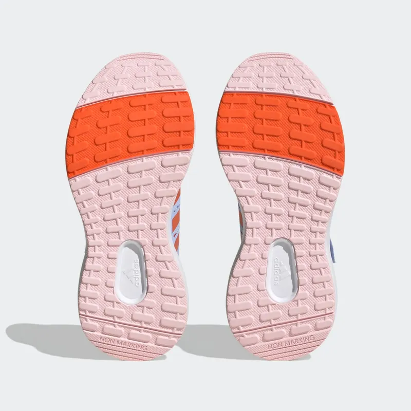 Adidas adidas x Disney FortaRun 2.0 Moana Cloudfoam Sport Running Elastic Lace Top Strap Blue Dawn / Semi Impact Orange / Cloud White (HP8999)