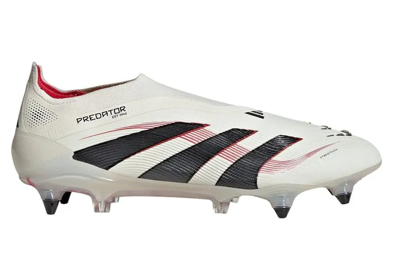 adidas Predator Elite Laceless SG Off White Core Black Pure Ruby (JR2603)