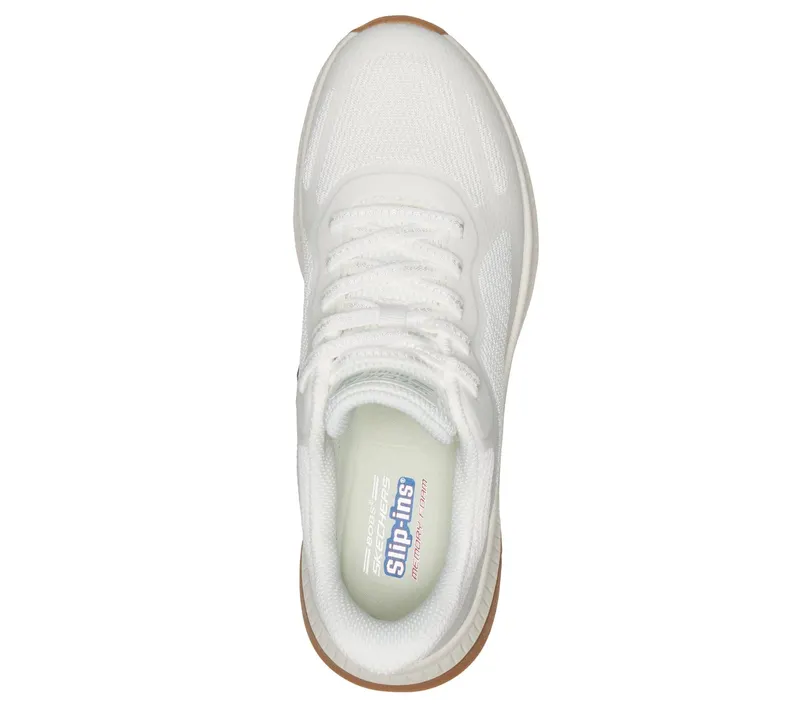 Skechers Slip-ins: BOBS Squad 4 – Staple Look Sneaker White