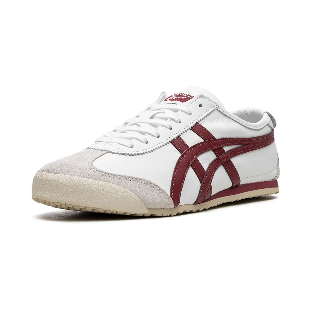 Onitsuka Tiger Mexico 66 “White Burgundy” (D4J2L-0125)