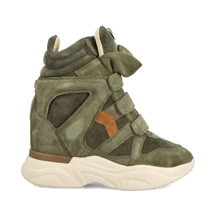 ISABEL MARANT Balskee high-top sneakers met sleehak – Beige (BK0009FAD2E07S)