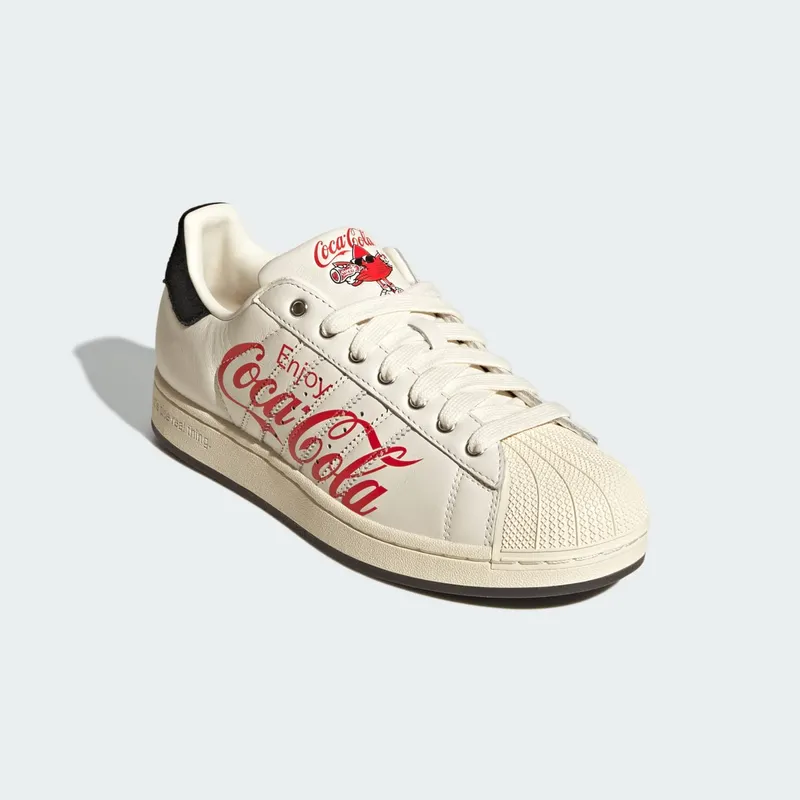 Adidas ADIDAS X COCA-COLA SUPERSTAR II Shoes Core White / Core Black / Cream White (KH6892)