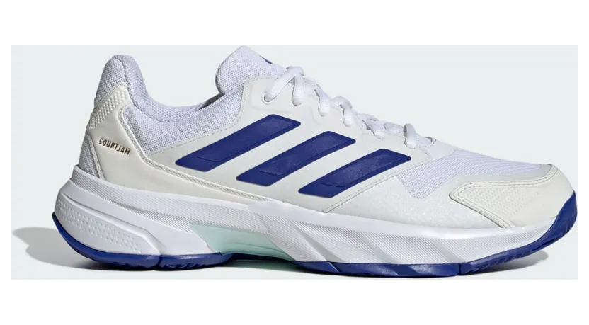 adidas Courtjam Control 3 Cloud White Lucid Blue Semi Flash Aqua (IF9136)