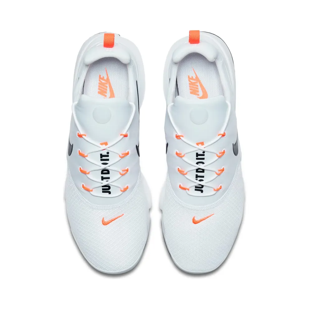 Nike Presto Fly Just Do It Pack “White / Total Orange / Black” (AQ9688-100)