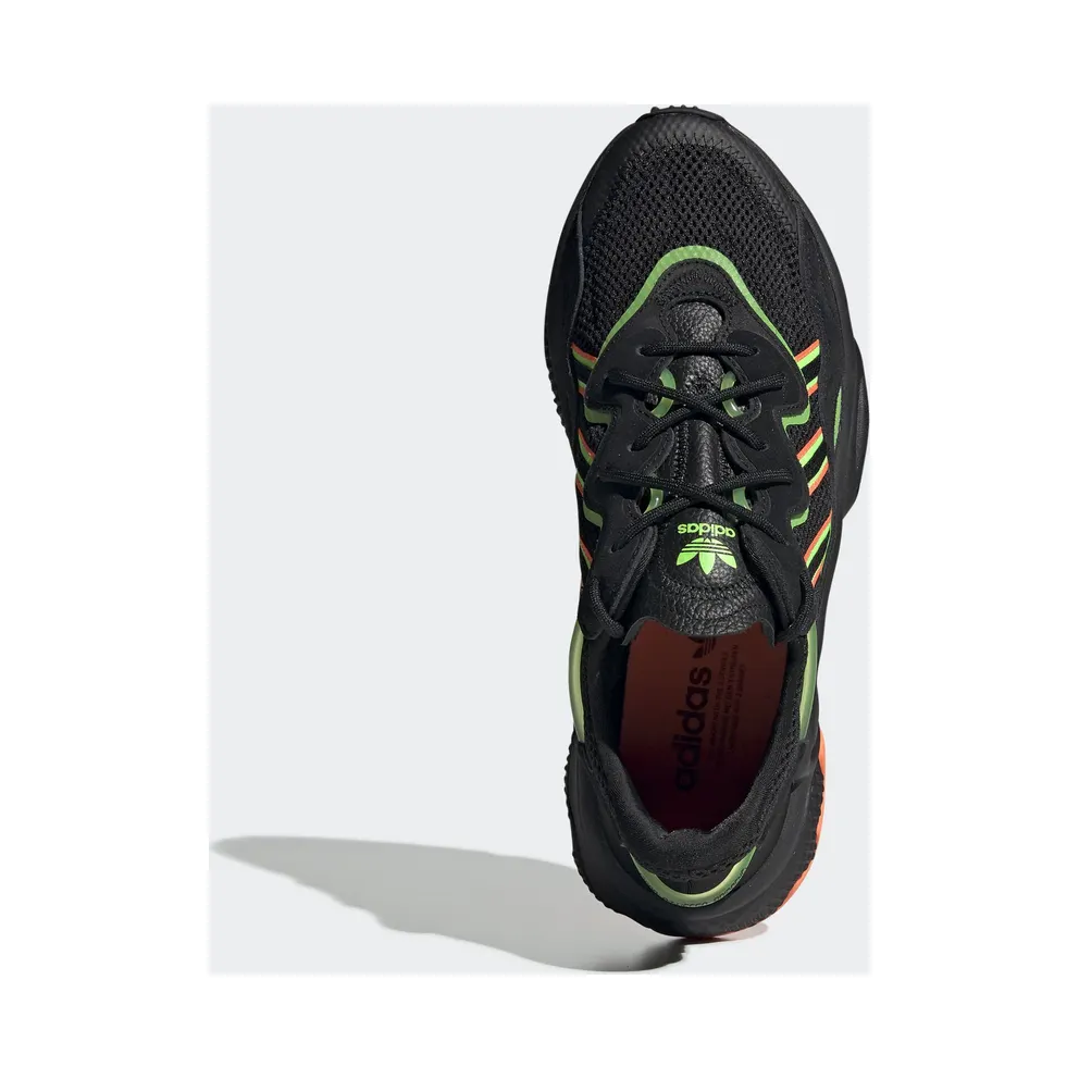 adidas Ozweego Black Orange Green Core Black/Solar Green/Hi-Res Coral (EE5696)