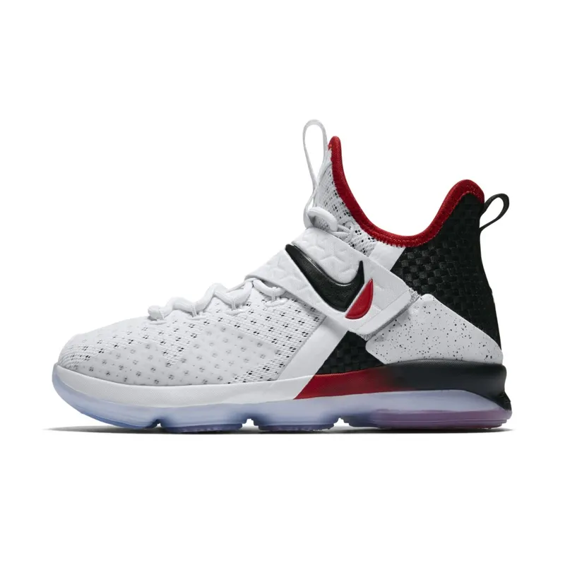 Nike LeBron 14 Flip the Switch (GS) White/Black-University Red (859468-103)