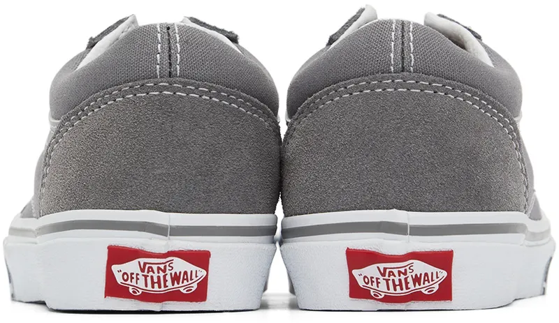 Vans Kids Grey Checkerboard Old Skool Big Kids (VN0A5EE6AC11)