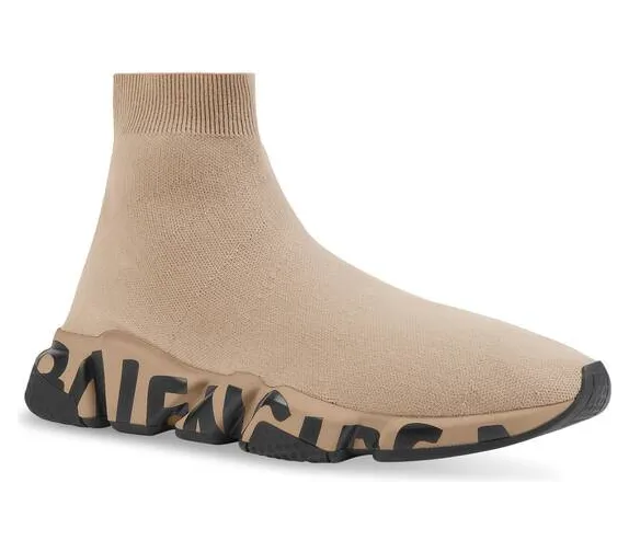 Balenciaga Speed Beige Black (645334W2DB79710) (2)