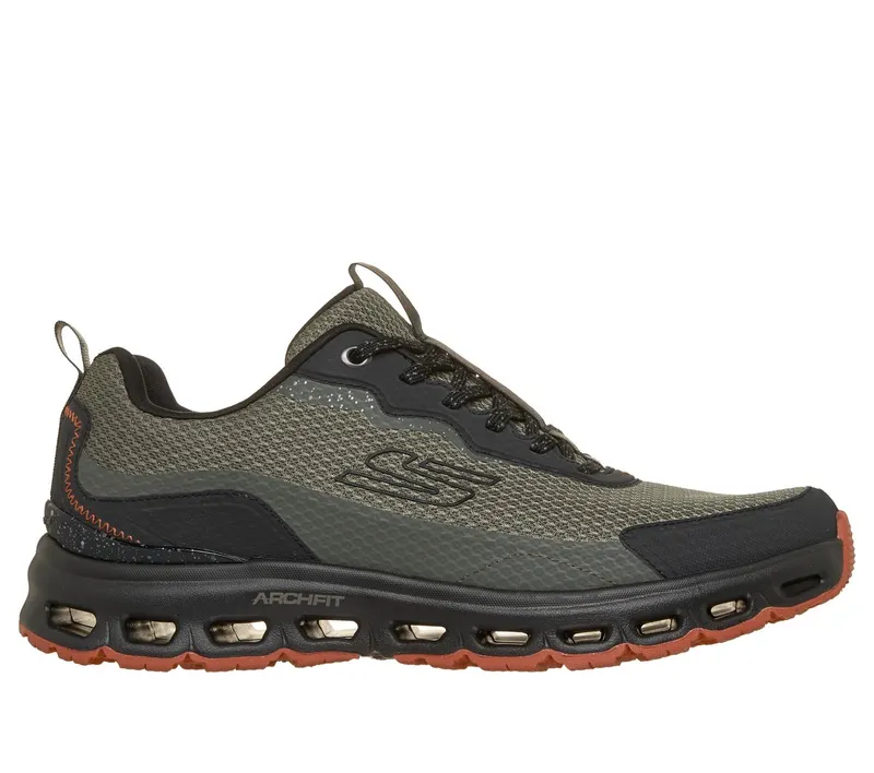 Skechers Waterproof: Arch Fit Glide-Step All-Terrain – Peak Crest Sneaker Olijf/Black