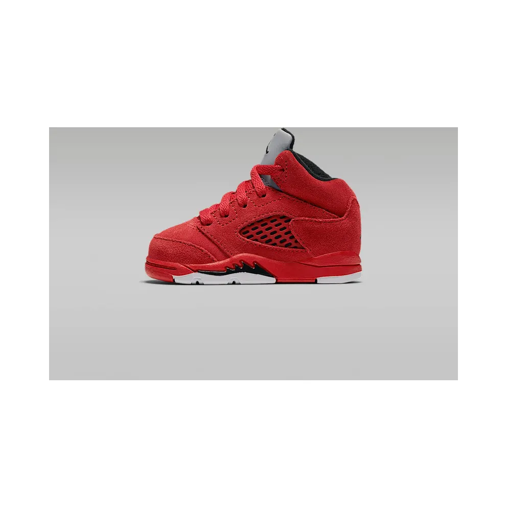 Jordan 5 Retro Red Suede (TD) University Red/Black (440890-602)