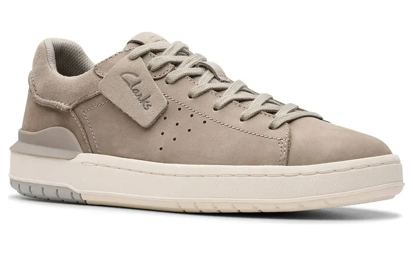 clarks-sneaker 26181294-GreyNubuck
