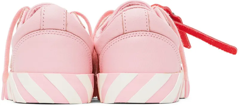 Off-White Kids Pink & White Vulcanized (OGIA001S22LEA0013001)