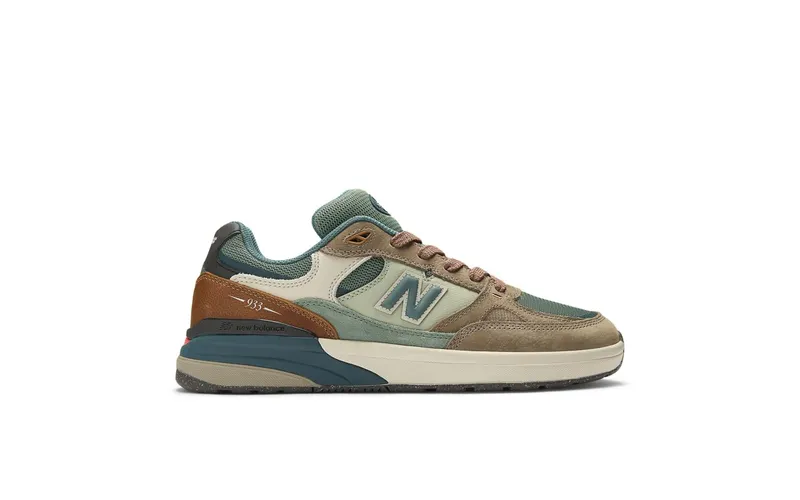New Balance Numeric 933 Andrew Reynolds Mushroom New Spruce (NM933ORI)
