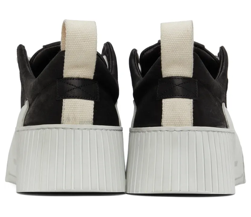 Boris Bidjan Saberi Black & Off-White Suede Bamba 2.1 Sneakers (295-SS2200B2000000SM-0013) (4)