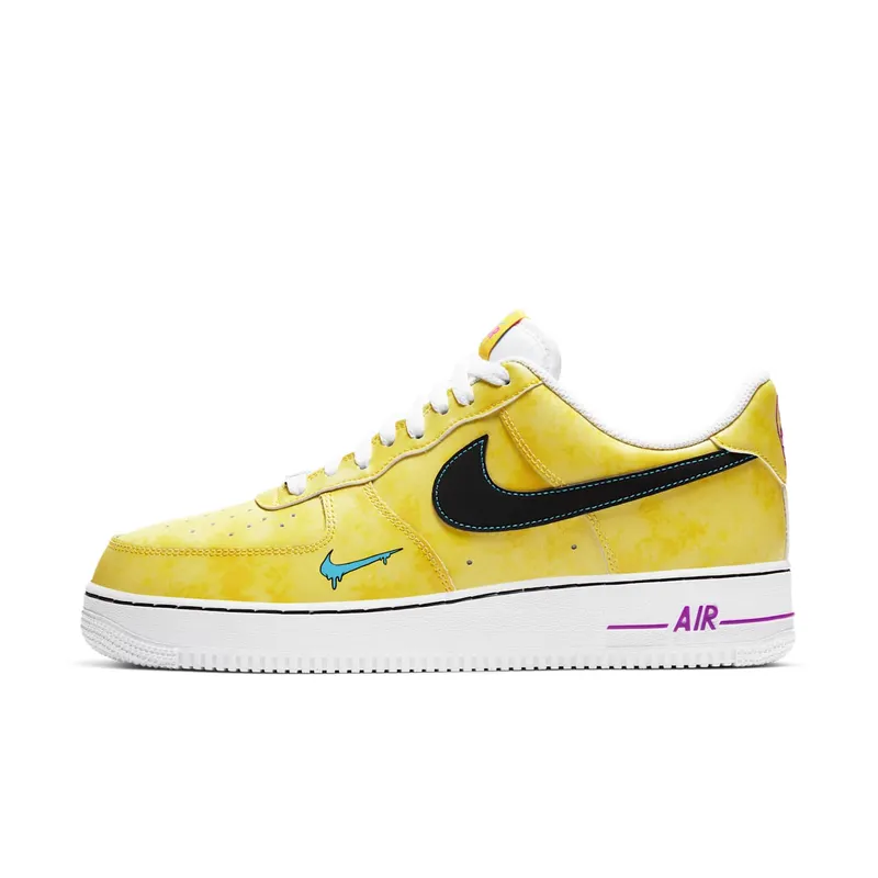 Nike Air Force 1 Low Peace, Love & Basketball Speed Yellow/Black-Laser Blue-White (DC1416-700)