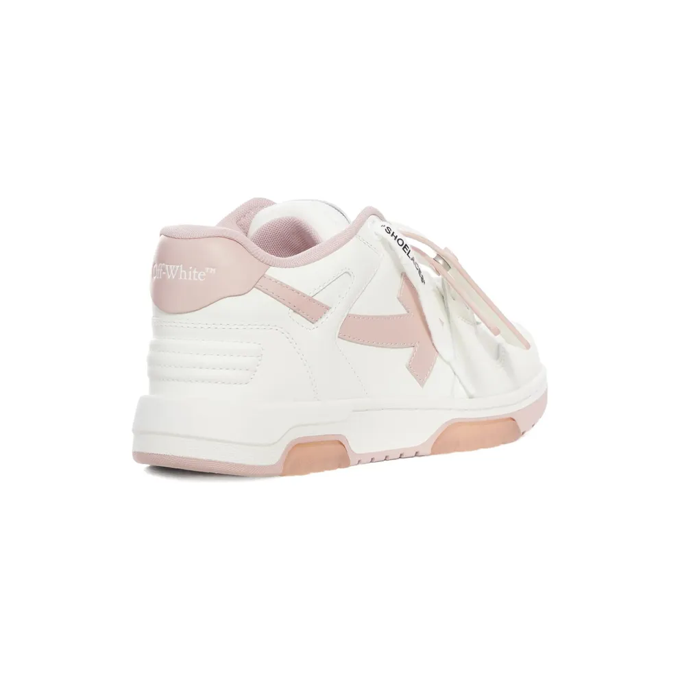 Off-white Lace-up Panelled Leather “White/Pink” (W259C9L018 WHIPK)