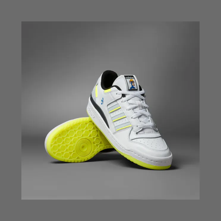 adidas Forum Low CL x Indigo Herz Cloud White / Halo Blue / Solar Yellow (IE1855)