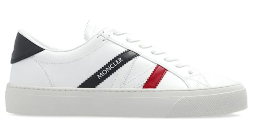 Moncler Monaco2 Low White Red (4M00140-M4496-001)