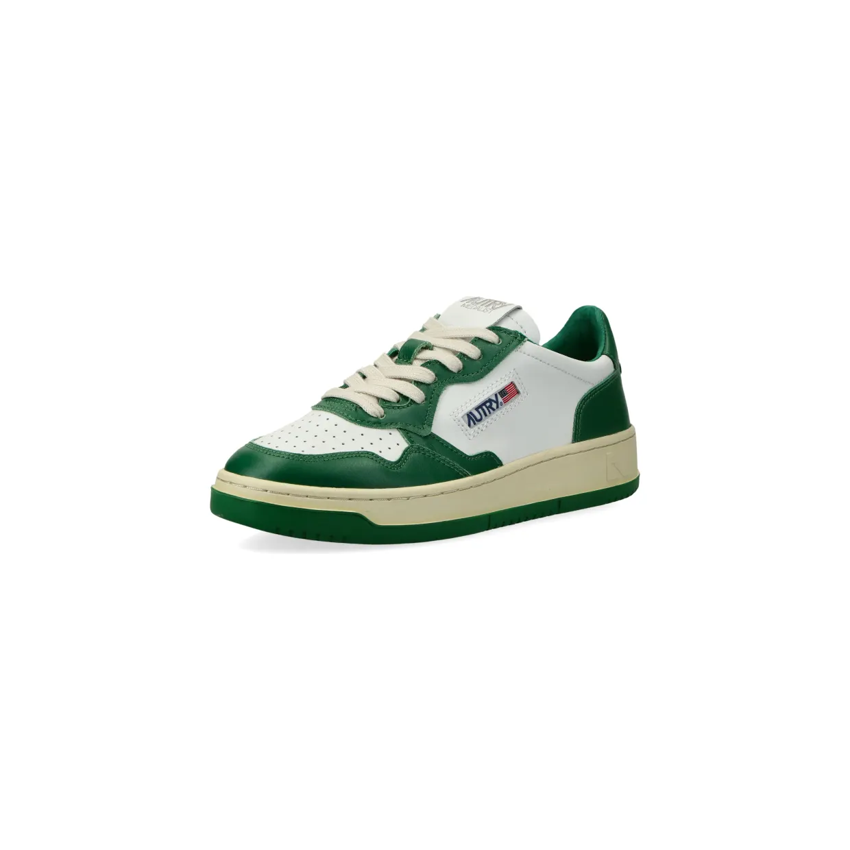 Autry Medalist Low Leather “Green” (AULWWB03) (2)