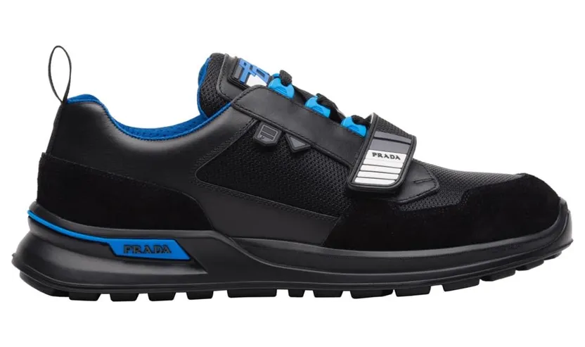 Prada Mechano Leather Black Blue