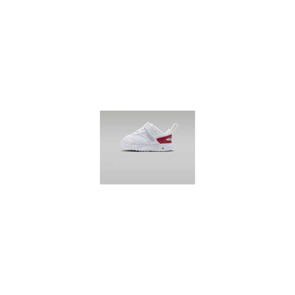 Nike Jordan Trunner Flow Infant “White / Gym Red / Metallic Silver / Black” (IQ7704-101)