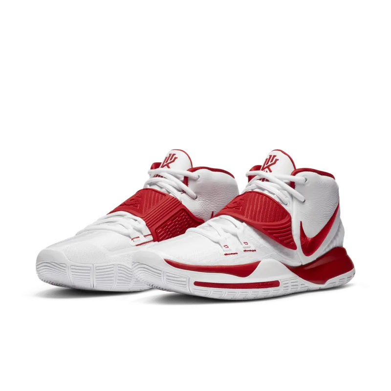 Nike Kyrie 6 White University Red White/White-University Red (CZ4938-100)