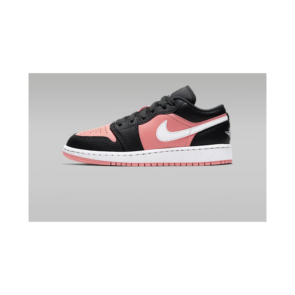 Jordan 1 Low Black Pink Quartz (GS) Black/Pink Quartz (554723-016)